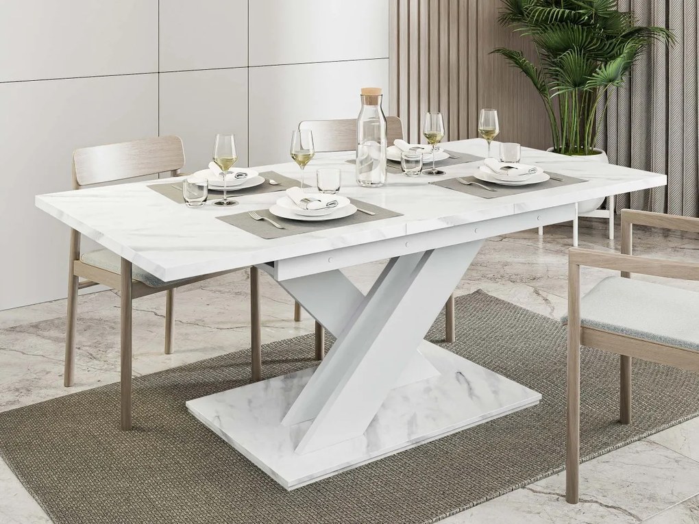 Jedálenský stôl Lezuma, Farby: čierny lesk