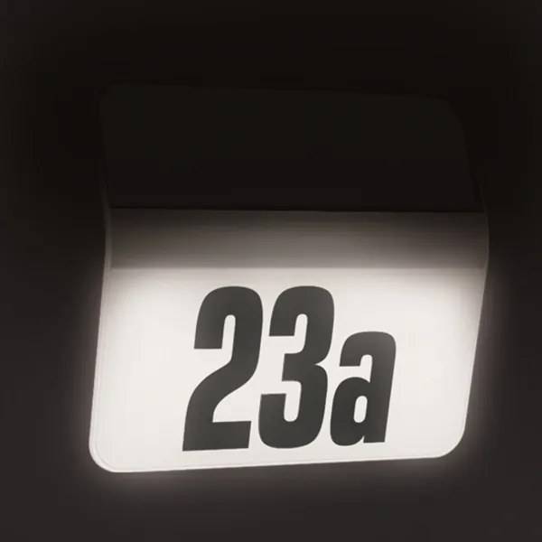 STEINEL 007140 - LED solárne domové číslo XSolar LH-N LED/0,03W nerez IP44