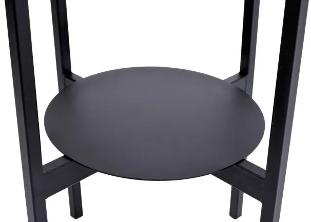 Stojan na kvety TORRE čierny 70 cm