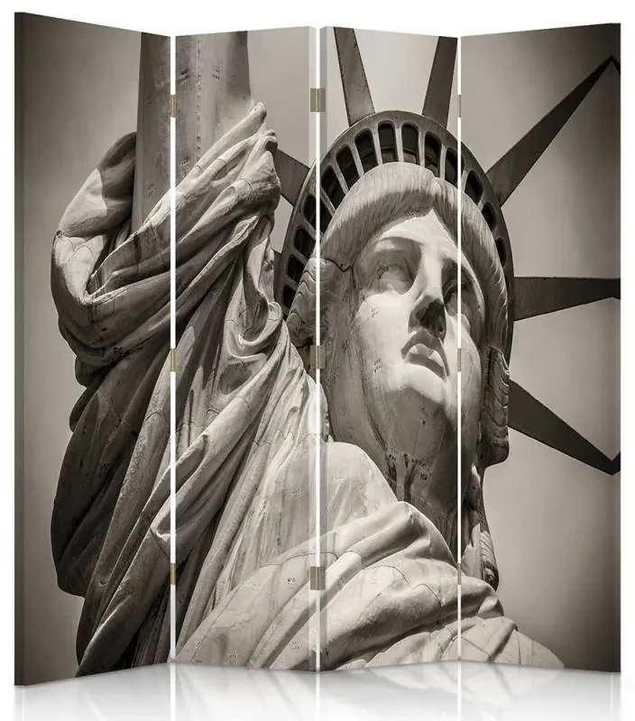 Gario Paraván Monumentálna socha Slobody Rozmery: 145 x 170 cm, Prevedenie: Otočný paraván 360°