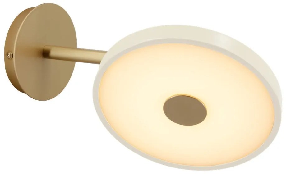 Krémovobiele LED nástenné svietidlo so stmievačom ø 15 cm Asteria Wall Short – UMAGE