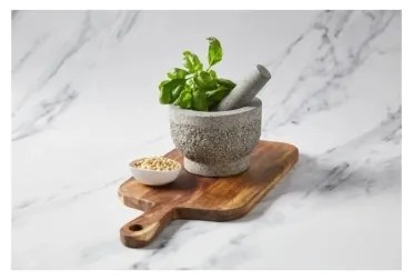 Cole&amp;Mason - Granitový mažiar s tĺčikom GRANITE pr. 15 cm žula/šedá