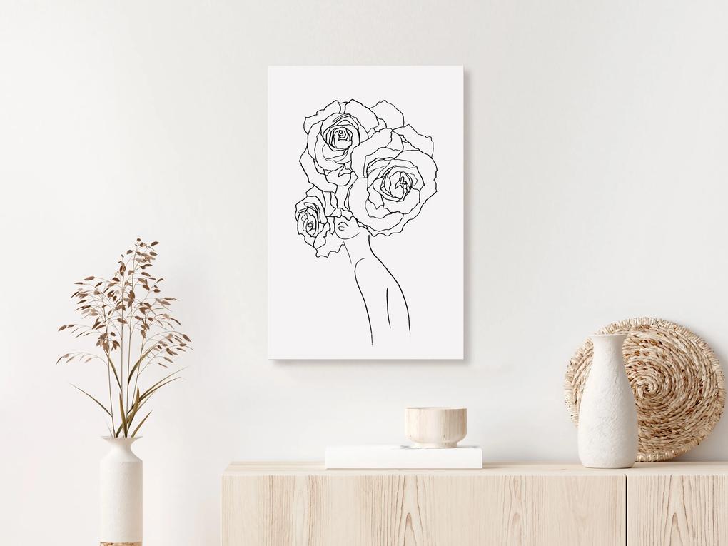Artgeist Obraz - Fancy Roses (1 Part) Vertical Veľkosť: 40x60, Verzia: Standard