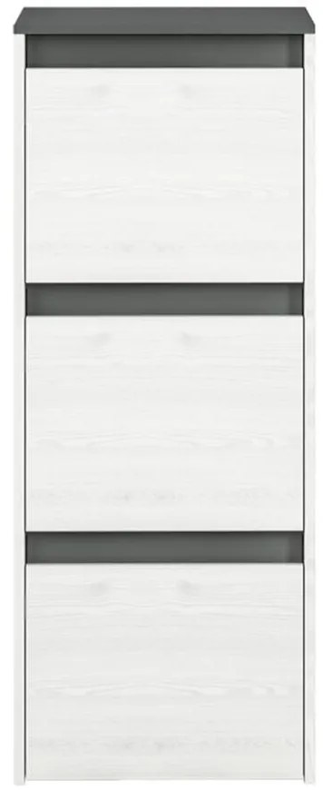 Skrinka na topánky 125x50 HYGA05 snežná borovica