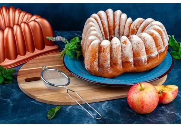 Forma na bábovku KITCHISIMO srdce/medená