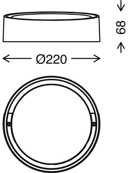 Briloner 3019-016 - LED Vonkajšie nástenné svietidlo GENUA LED/18W/230V IP44 biela