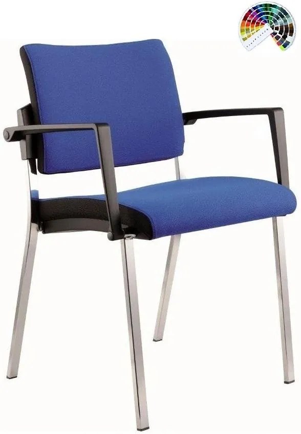 Konferenčná rokovacia stolička SQUARE VIP čalúnenie SUEDINE