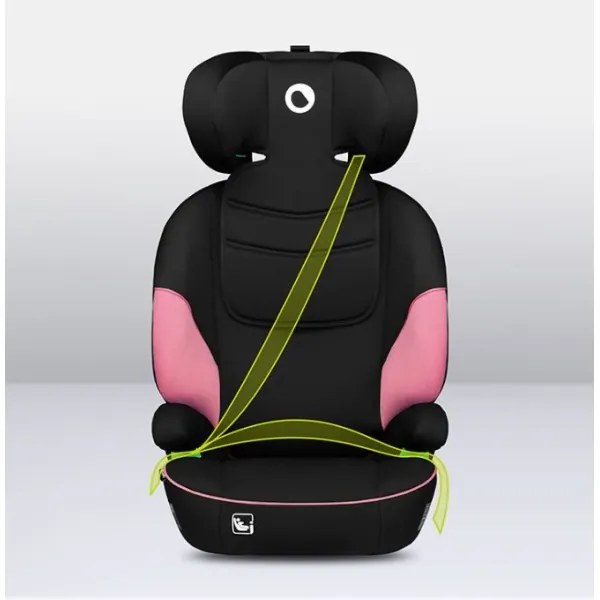 Lionelo - Autosedačka LARS i-Size 100-150 cm čierna/ružová