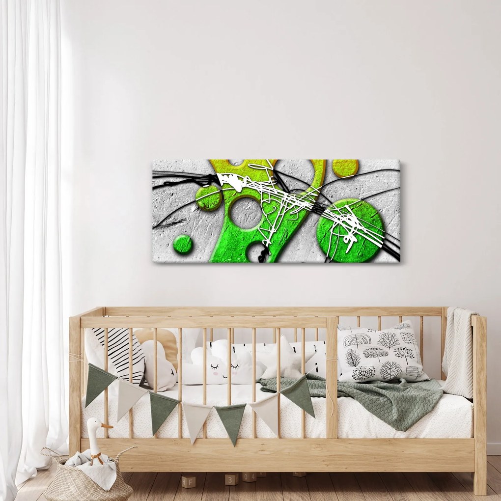 Abstraktný obraz (120x50 cm)