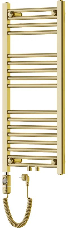 Mexen Mars, elektrické vykurovacie teleso 900 x 400 mm, 300 W, zlatá lesklá, W110-0900-400-2300-50