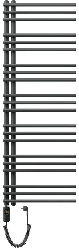 Mexen Neptun, elektrické vykurovacie teleso 1400 x 500 mm, 600 W, antracitová, W101-1400-500-2600-66