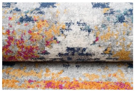 Behúň LAZUR G003A biely / tmavomodrý - Výpredaj