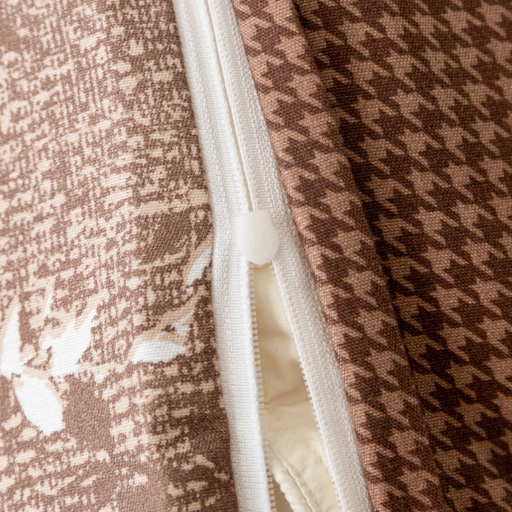 Mikroflanelové obliečky BRONIVA hnedé Rozmer obliečky: 70 x 90 cm | 140 x 200 cm