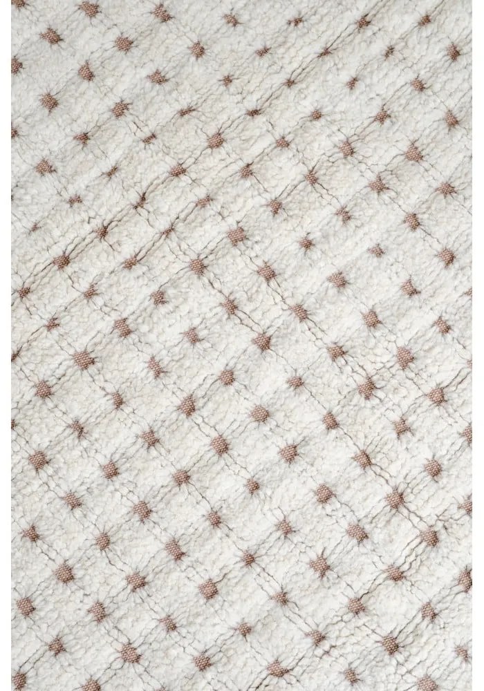 Slonovinový prateľný/ručne tkaný vlnený koberec 170x240 cm Unexpected Wool – Lorena Canals