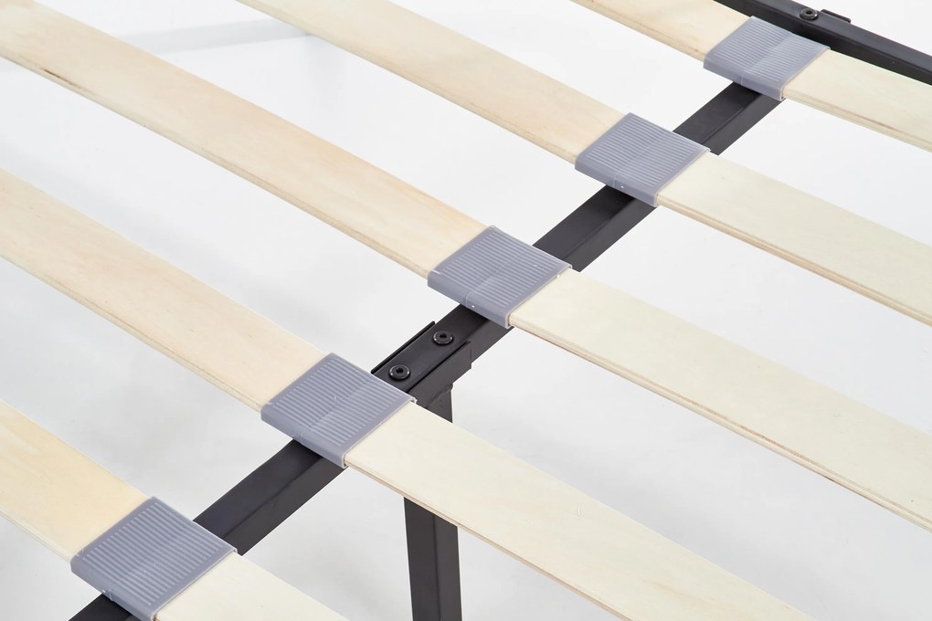 Jednolôžková posteľ 120 cm Lashell 120 (bez matraca) (čierna). Akcia -11%. Vlastná spoľahlivá doprava až k Vám domov. 1039456