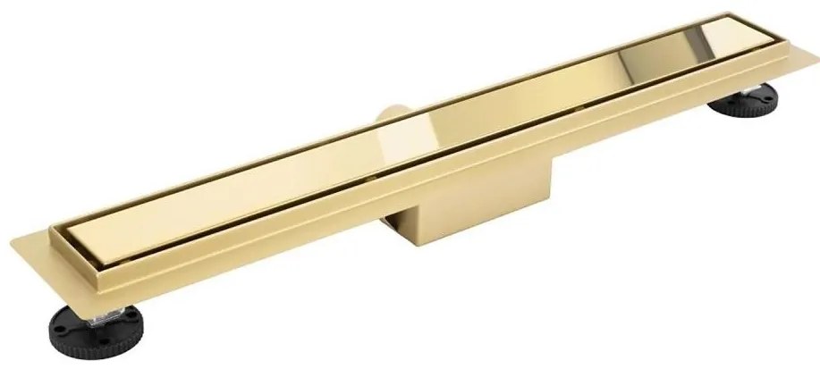 REA-G2562 - Odtokový žľab NEOX 70 cm nerezová oceľ/zlatá