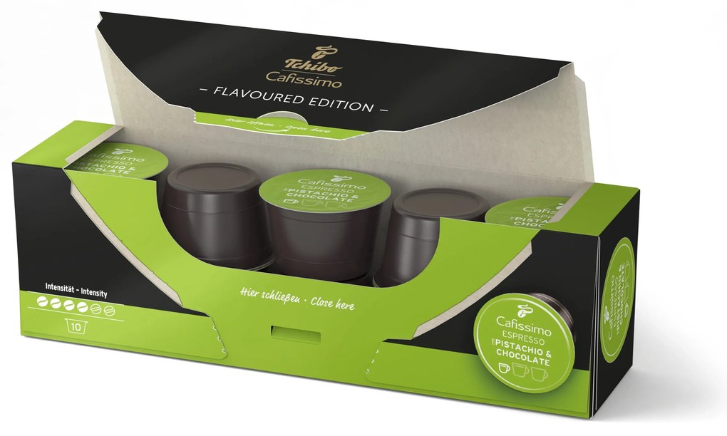 Cafissimo Flavoured Espresso - Pistachio & Chocolate - 10 kapsúl