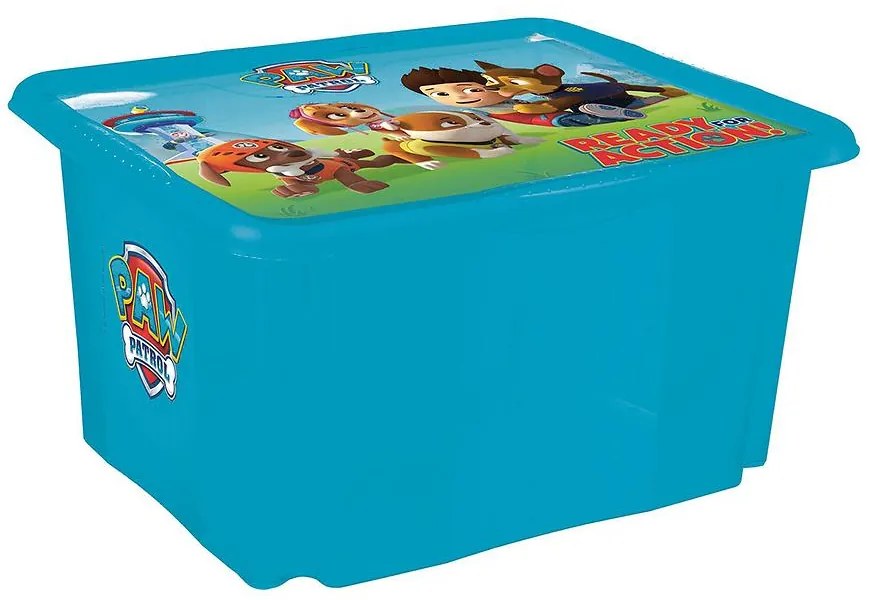 Otočný box Tlapková patrola s krytom 24l