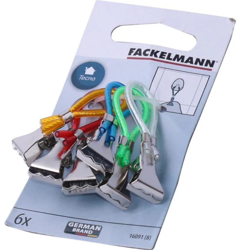 Háčik s klipom mix farieb 16091