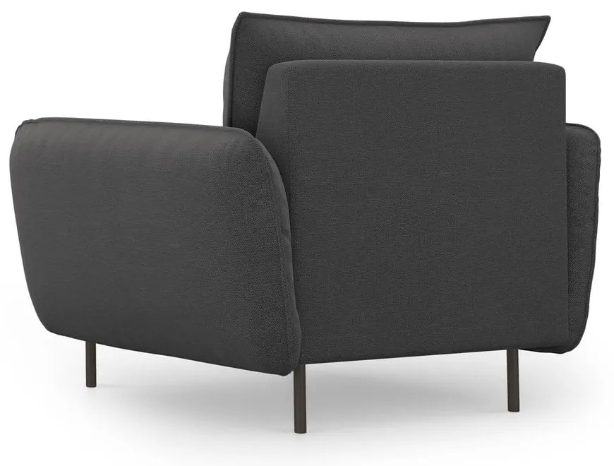 Tmavosivé kreslo Cosmopolitan Design Vienna