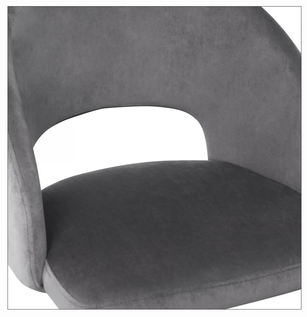 Designová stolička Brinne sivá
