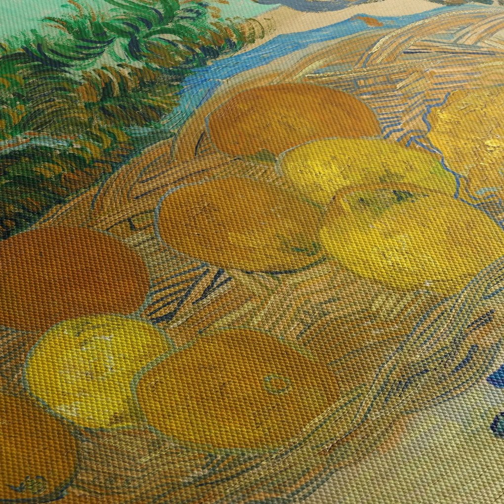 Obraz - Vincent van Gogh, Still Life of Oranges and Lemons with Blue Gloves, reprodukcia (90x60 cm)
