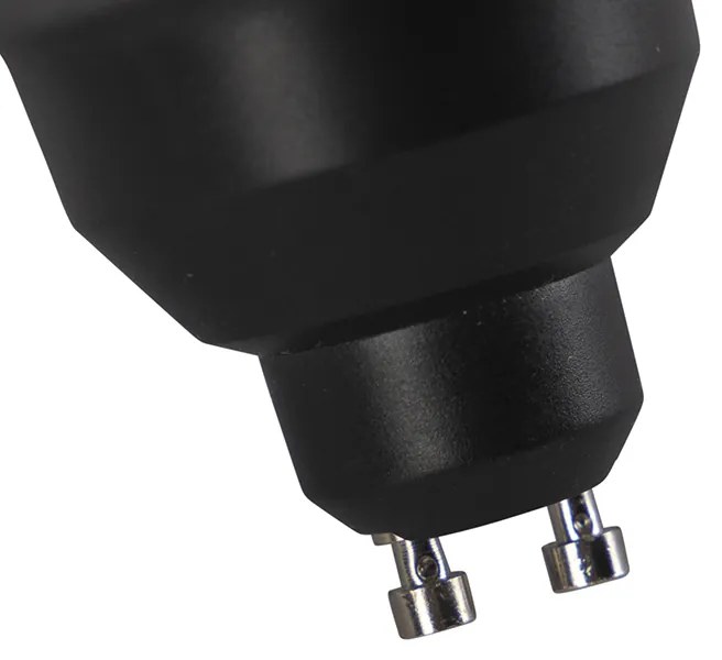 Sada 5 stmievateľných LED AR111 čiernych 8W 600lm 2700K s päticou GU10