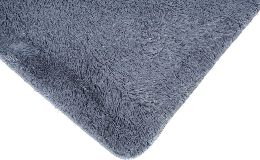 TA Koberec GREY GREY SILK Sivý Obdĺžnikový Rozmer: 80x150 cm