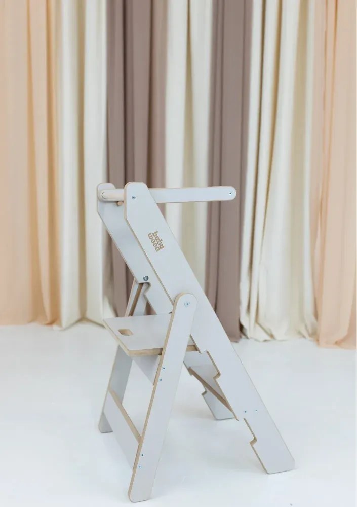 Učiaca montessori detská veža skladacia kašmír