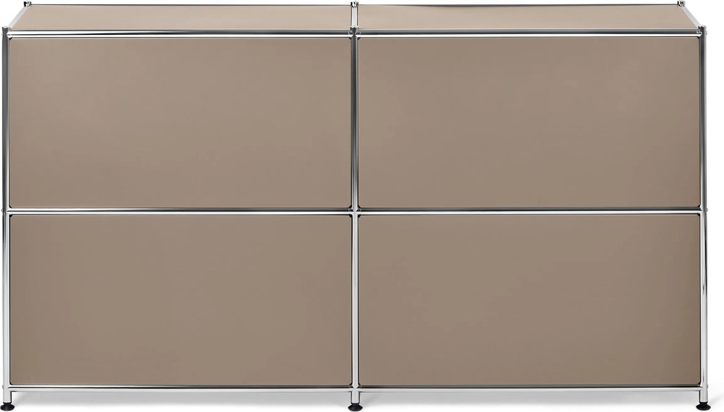 Kovová odkladacia skrinka »CN3« so 4 výklopnými priečinkami