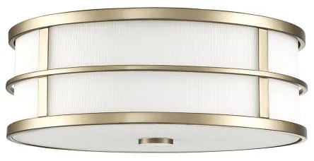 Feiss FE-FUSION-F-PNBR - Stropné svietidlo FUSION 3xE27/40W/230V priemer 34,3 cm zlaté