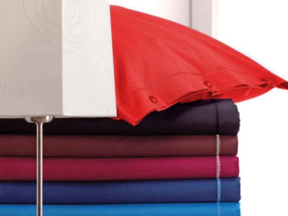 Gipetex Natural Dream Obliečka na vankúš talianskej výroby 100% bavlna - 2 ks červená - 2 ks 50x70 cm