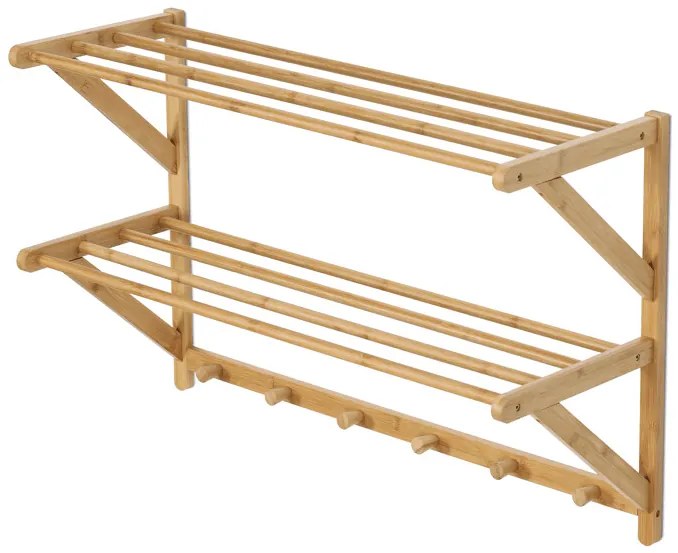 Autronic BONTEC Vešiak, bambus, prírodný, DR-B005 NAT Farba: Prírodné