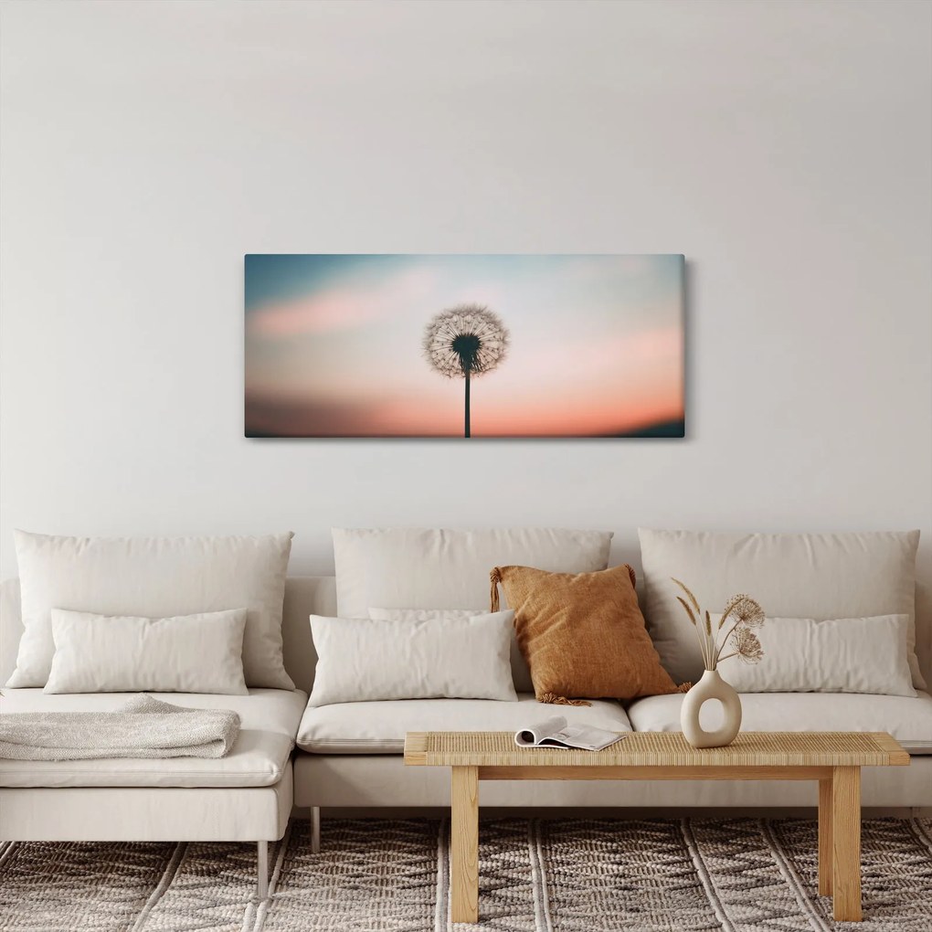 Obraz - Držím ťa, púpava (120x50 cm)