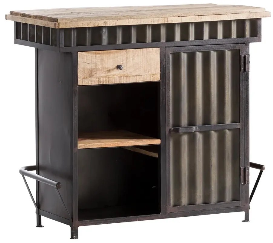 furniture-nabytek.cz - Masívny barový jedálenský stôl Yorkshire z mangového dreva, lakovaný, hnedý – 110×52×97 cm