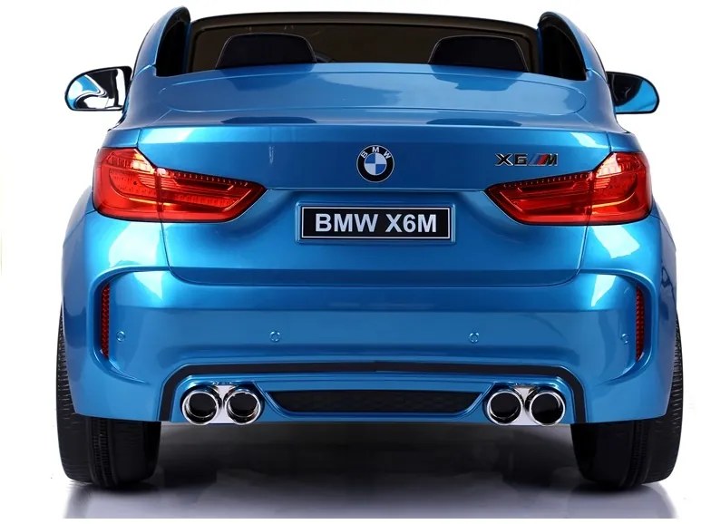 LEAN CARS ELEKTRICKÉ AUTÍČKO BMW X6M - LAKOVANÉ - MODRÉ - 2x120W - 12V10Ah - 2021