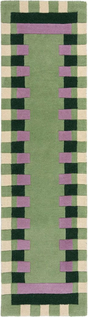 XXXLutz BEHÚŇ, 60/230 cm, zelená, lila Flair Rugs - Online Only bytové doplnky - 003165041004