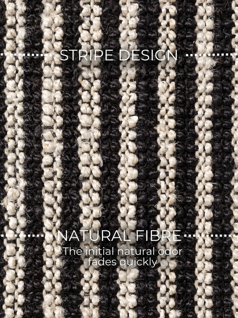 ELLE Decoration, Kusový koberec Harvest 106337 Black z kolekcie Elle, 200x300, čiernobiela, chodba / predsieň