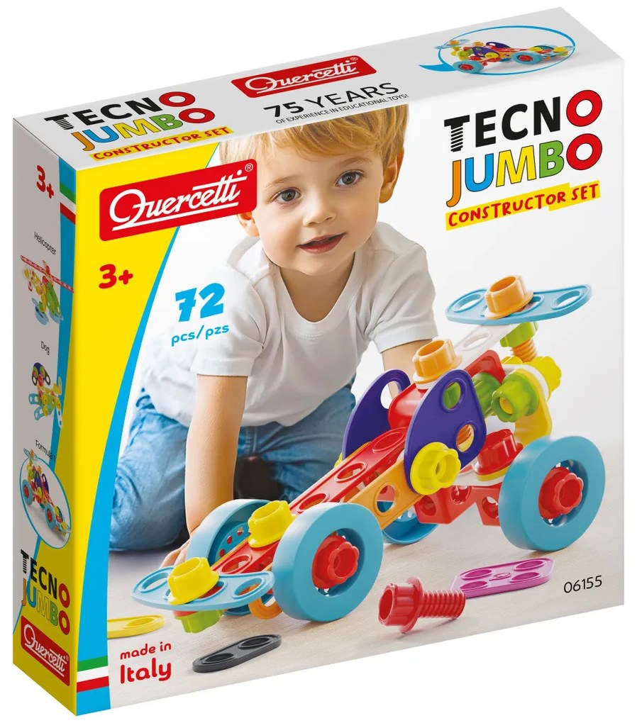 Tecno Jumbo - konštrukčná stavebnica - 72 ks
