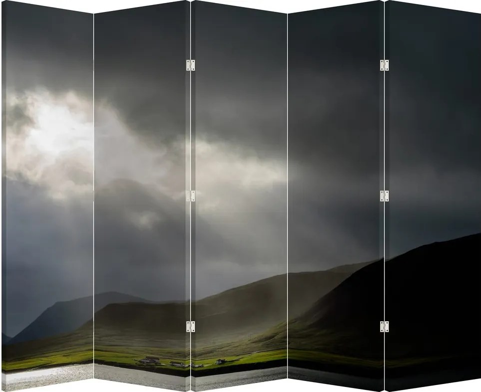 Paraván - Blížiaca sa búrka (210x170 cm)