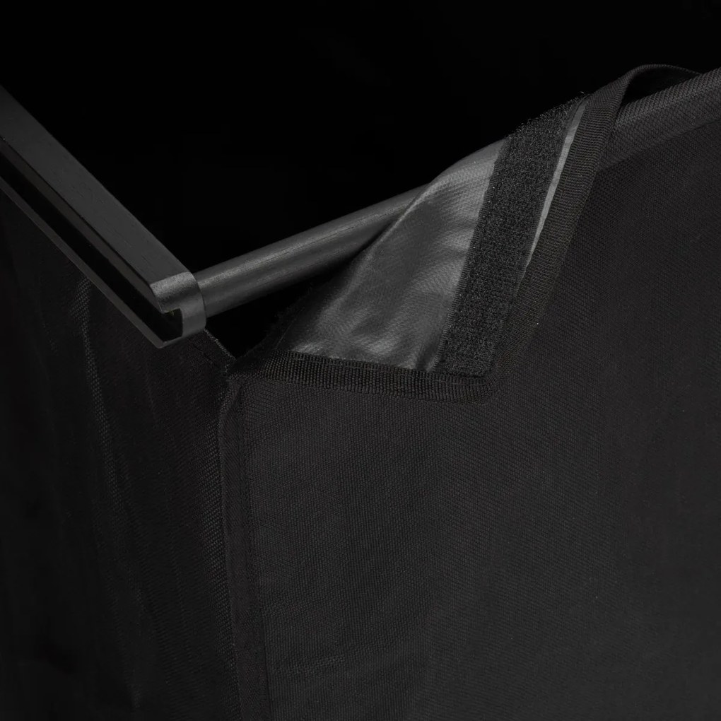 Bambusový kôš na bielizeň Hanoi čierno-hnedý