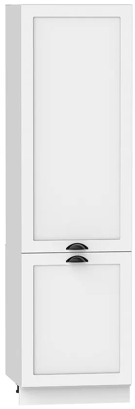 Kuchynská skrinka Adele D60lo 2133 Pl 2fr Biely hrášok/B