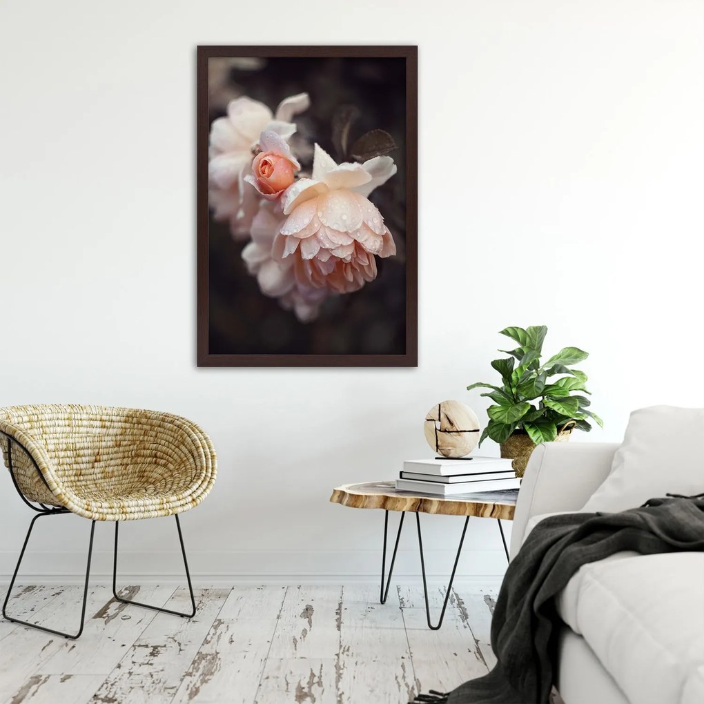 Gario Plagát Makro fotografovanie kvetov Farba rámu: Bez rámu, Rozmery: 30 x 45 cm