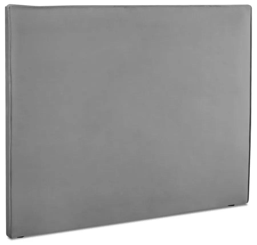 Sivé čelo postele 200x120 cm Natalia – Milo Casa
