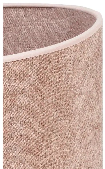 Duolla - Stolná lampa OVAL 1xE27/15W/230V pr. 30 cm ružová