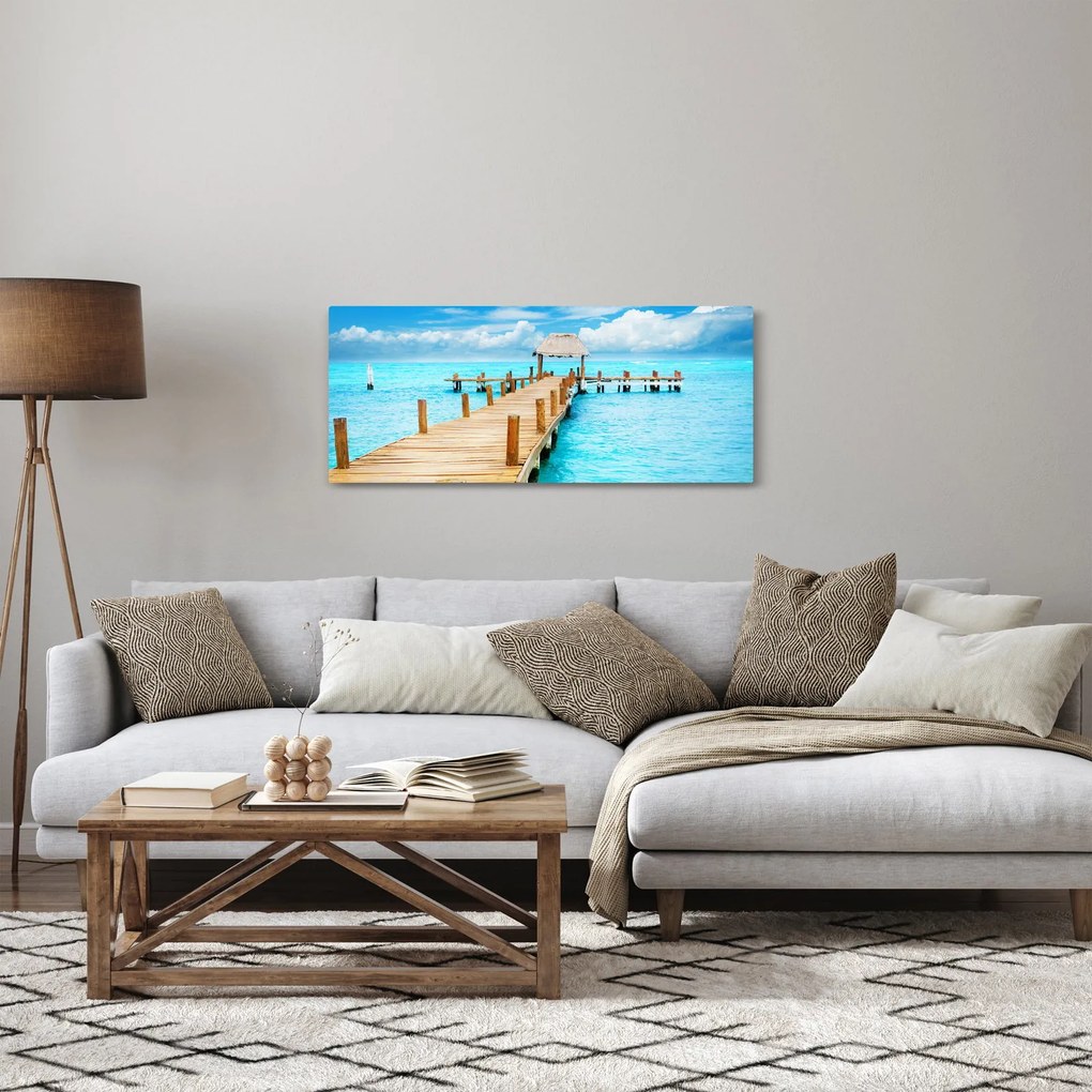 Obraz - Mólo (120x50 cm)