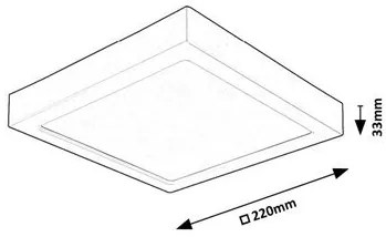 Rabalux SHAUN2 LED stropné svietidlo 71203
