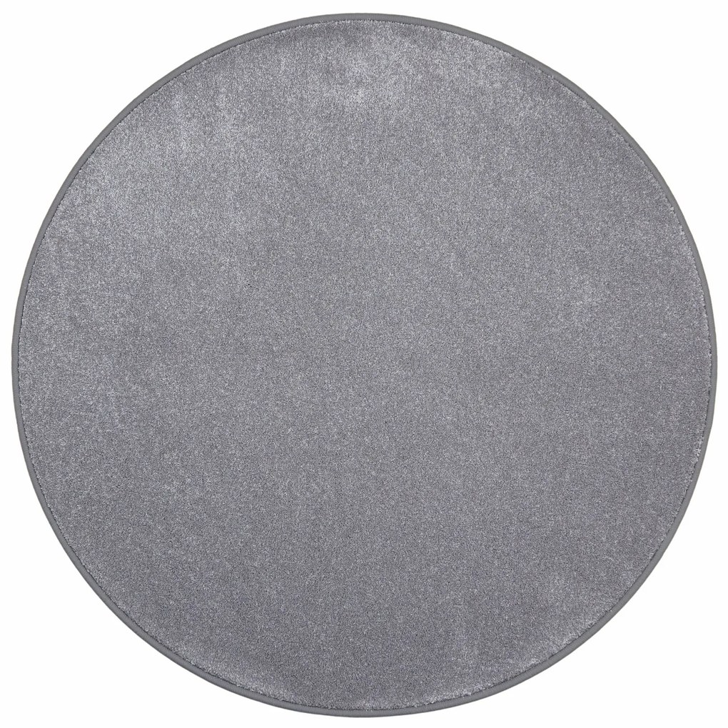 Vopi koberce Kusový koberec Apollo Soft sivý kruh - 80x80 (priemer) kruh cm