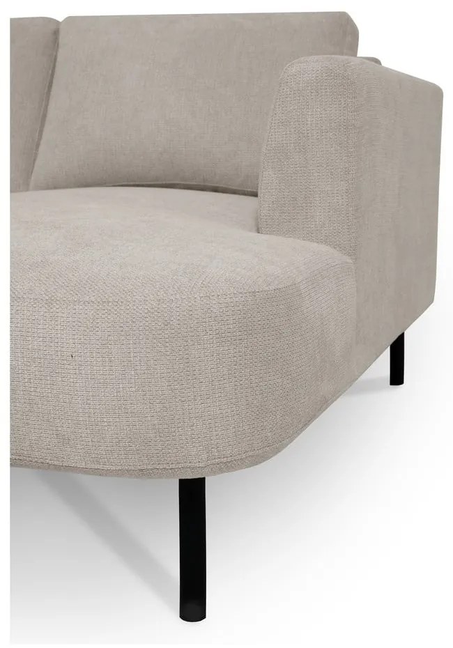 Béžová rohová pohovka (ľavý roh/do tvaru "U") Hero – Scandic