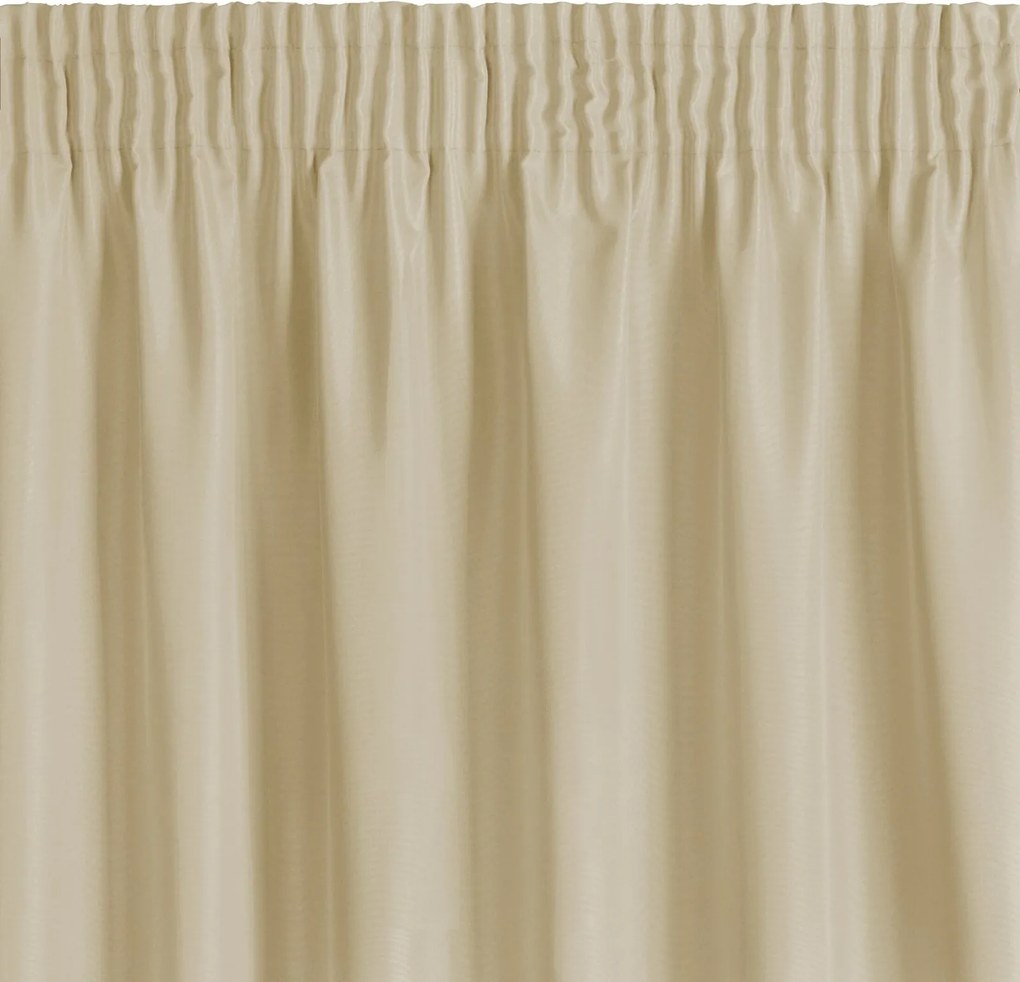 KRÁTKY ZÁVES NA PÁSKE RITA 140X175 CM BÉŽOVÁ